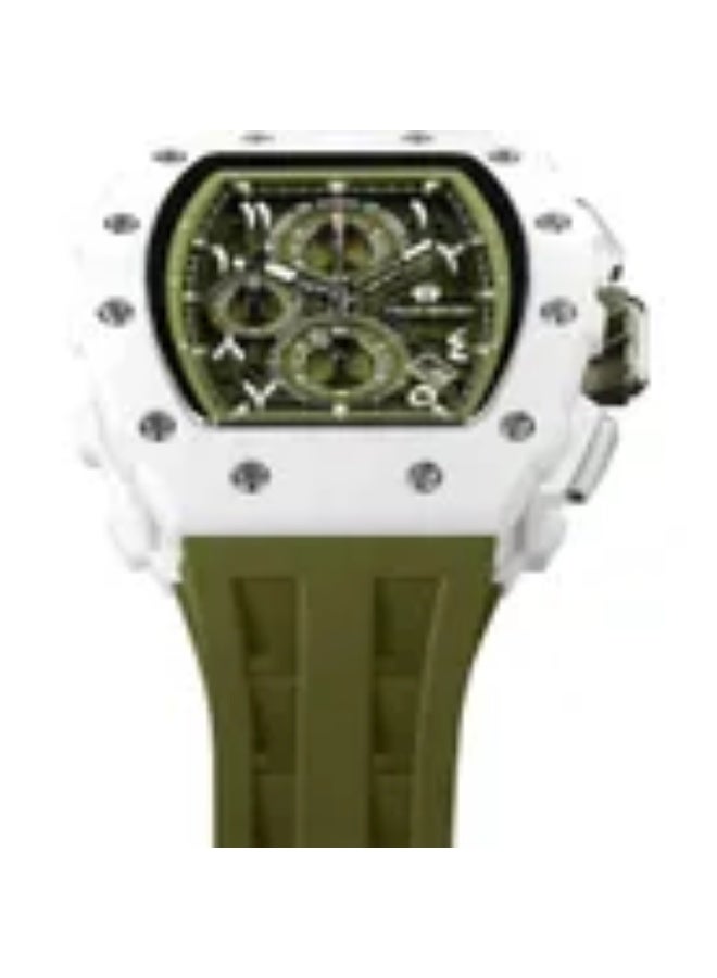 TSAR BOMBA Men's Silicone Analog Watch TB8204QA-03 - 43.5*50.7 mm - Image 4